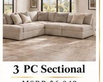 710 Harbor 3 PC Sectional