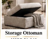 710 Harbor Storage Ottoman