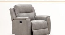 610 Sierra Light Grey Glider Recliner